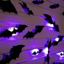Light-Up 3D Bat Wall Decals