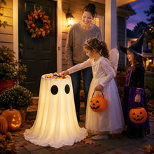 Glow Ghost Candy Bowl with Lights