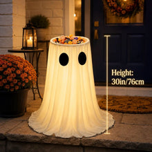 Glow Ghost Candy Bowl with Lights