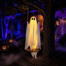 5ft Hanging Ghost Swing with Remote Lights