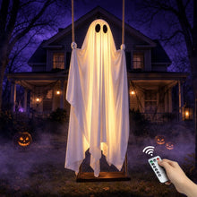 5ft Hanging Ghost Swing with Remote Lights