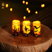 Flameless LED Pillar Candles, Set of 3