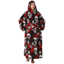 Oversized Pumpkin Blanket Hoodie