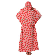 Oversized Pumpkin Blanket Hoodie