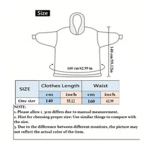 Oversized Pumpkin Blanket Hoodie