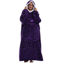 Oversized Pumpkin Blanket Hoodie