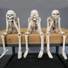 Sitting Skeleton Resin Ornament