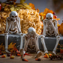 Sitting Skeleton Resin Ornament