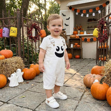 Toddler Ghost & Pumpkin Corduroy Overalls