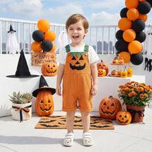 Toddler Ghost & Pumpkin Corduroy Overalls
