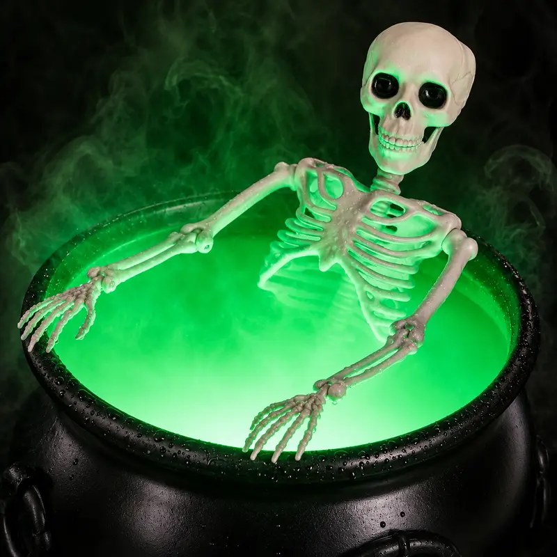 Large Tripod Cauldron with Fog Maker