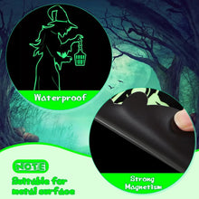 Witch & Bat Car and Fridge Magnet Set