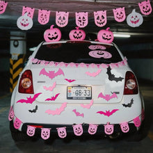 Witch & Bat Car and Fridge Magnet Set