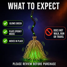 Light-Up Musical Witch Broom